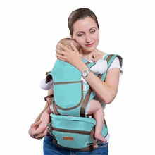 Детские переноски Мягкий натуральный Колыбель для переноски младенца безопасность Противоскользящий Хипсит(пояс для ношения ребенка) Эргономичный новорожденный кенгуру мешок хлопок