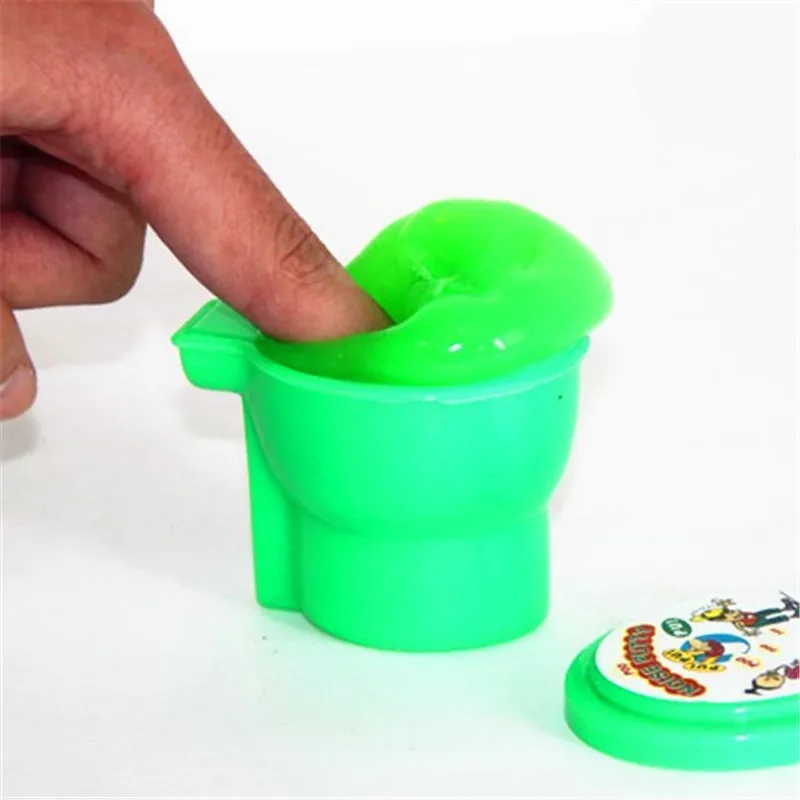 

Novelty Toilet Gags practical jokes non-toxic Cheap polymer slime noise putty intelligent surprise squishy jumping clay Fart mud