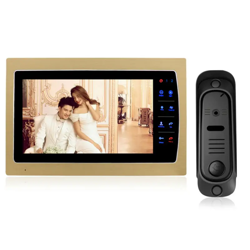 Homefong 7 Touch Button Video font b Door b font Phone Intercom 800TVL CMOS 1 4
