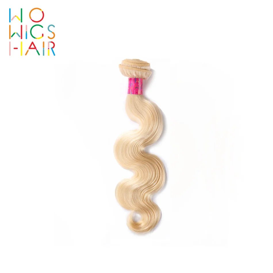 

WoWigs Hair Remy Hair Body Wave1 / 3 / 4 Bundles Deal 613 Blonde Free Shipping