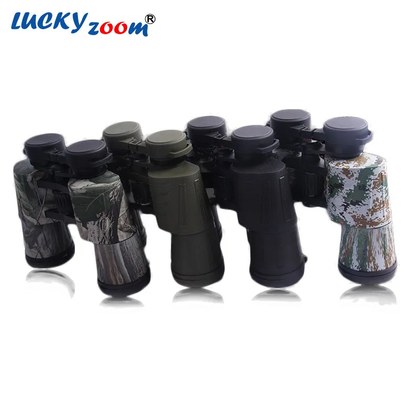 

Luckyzoom Hot new 10X50 green camouflage with spiral patch eyepiece double cylinder HD Paul telescope hunting free shipping