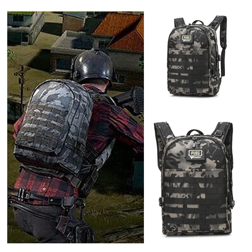 Game New PUBG Playerunknown's Battlegrounds Cosplay Level 3 Backpack Outdoor Women Men Multi-functi