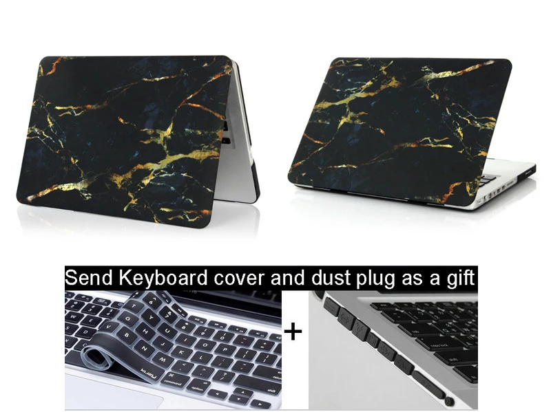 Marble Texture Case For Apple Macbook Air Pro Retina 11 12 13 15 laptop bag case For Macbook Air 13 case Pro 13 Retina13 15 case