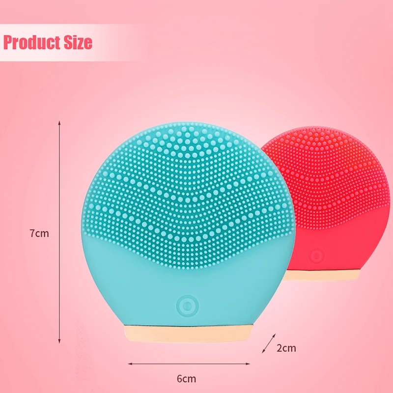 Горячее предложение! Электрическая вибрационная Очищающая щетка для лица удалить угри очищающее средство для пор водонепроницаемый