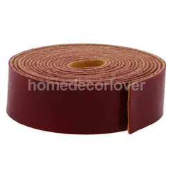 Durable 10 - Meter Leather Craft Straps - 2cm Wide for DIY Projects and Accessories (Wine Red)