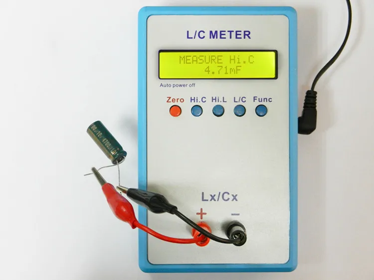 LC200A ручной L/C измеритель емкости индуктивности метр тестер мультиметр цифровой