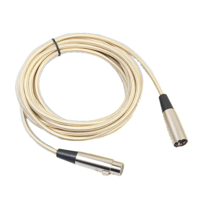 Rankman Cannon Cable Male to Female XLR Microphone Extension Cable for Audio Mixer Amplifiers VCR