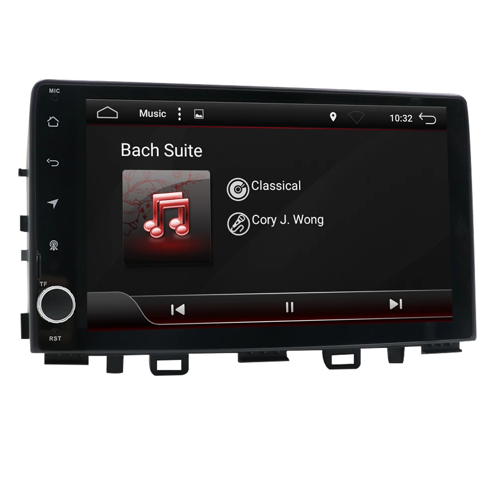 Excellent Eunavi 2G 32G 9 inch Octa 8 core android 9.0 Car dvd for RIO 2017 2018 multimedia car radio pc gps navigation T8 car stereo 3