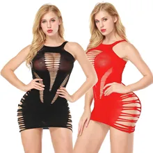 Европейское и американское сексуальное женское белье, платье на бретелях, двухцветный комбинезон, цельная сетчатая одежда, экзотические платья, Экзотическая одежда