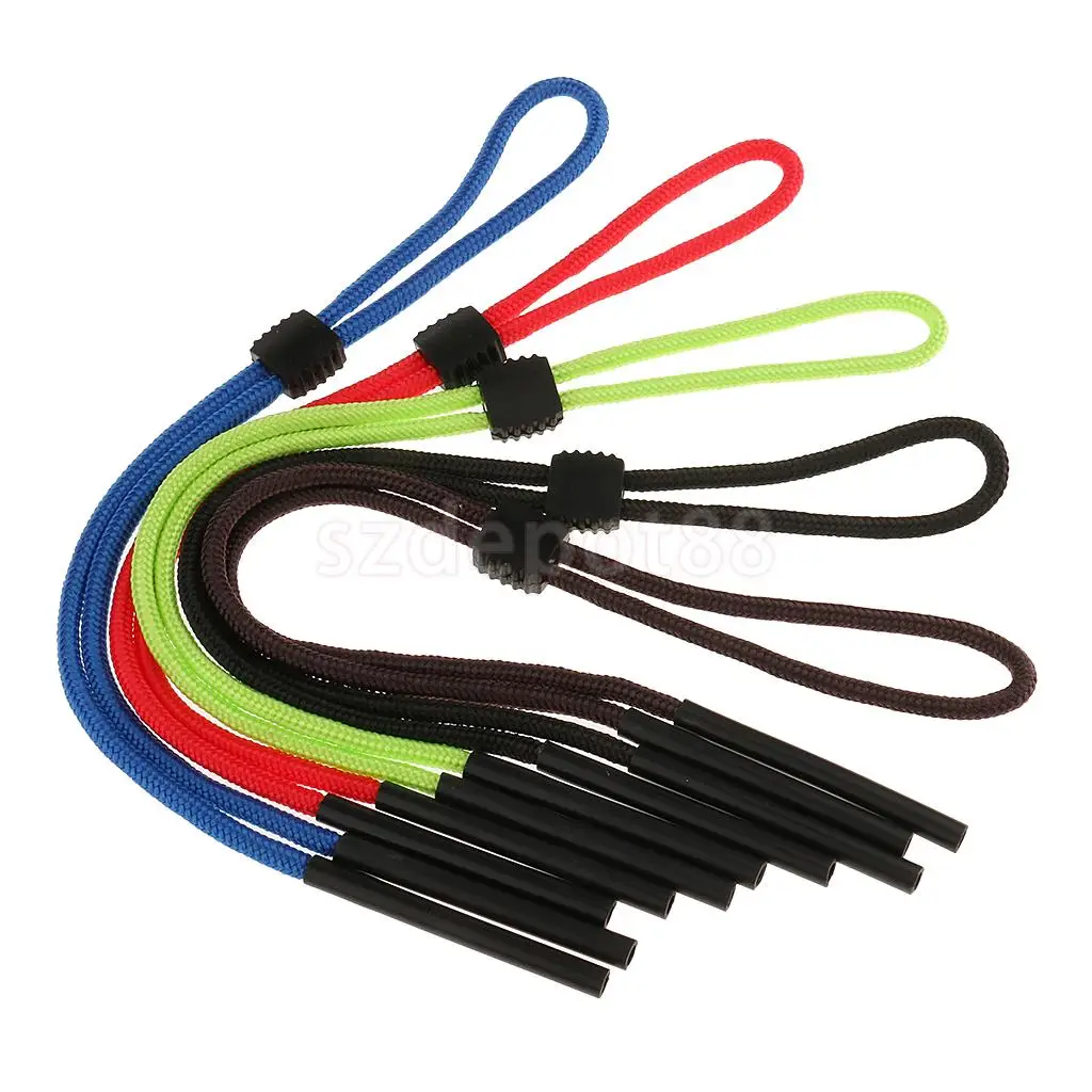

10x Adjustable Sunglasses String Glasses Neck Cord Holder Straps Anti Slip Fits Most Eyewear Great for Sports and Reading