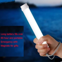 Smart 2W LED Camping Light with magnet super bright 200lm fishing lighting and USB Rechargeable Lamp with Battery
