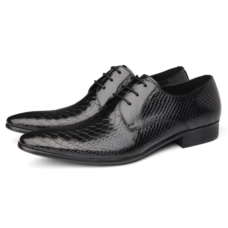 Оксфорды Мужская обувь модельные туфли из натуральной кожи итальянская брендовая Дизайнерская обувь для бизнеса мужские оксфорды мужская повседневная обувь 123-3