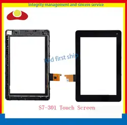 Первоначально для Huawei s7-301 Сенсорный экран с планшета Панель спереди Стекло Объектив Бесплатная доставка