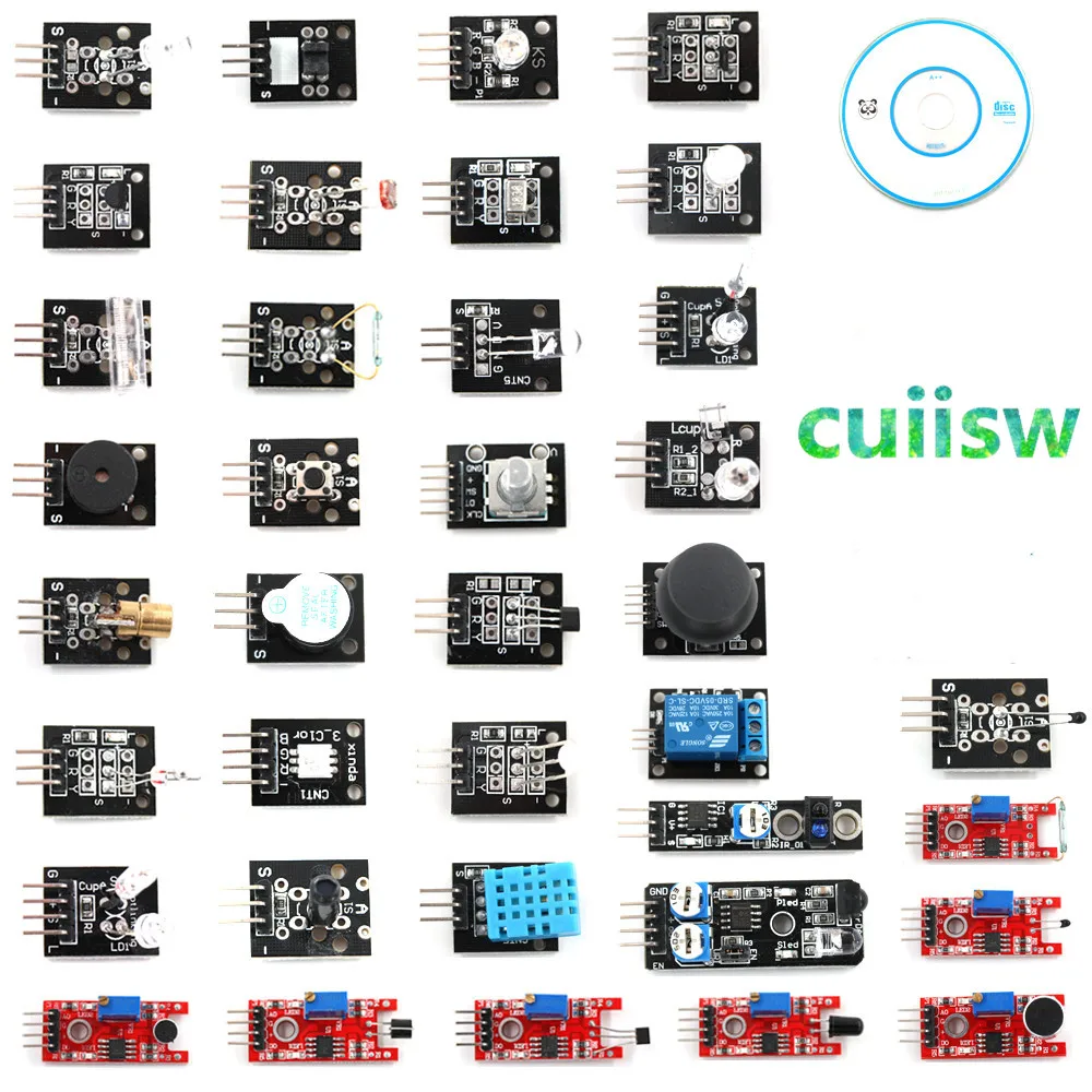 

37 IN 1 SENSOR KITS HIGH-QUALITY Starters Works with Official Boards