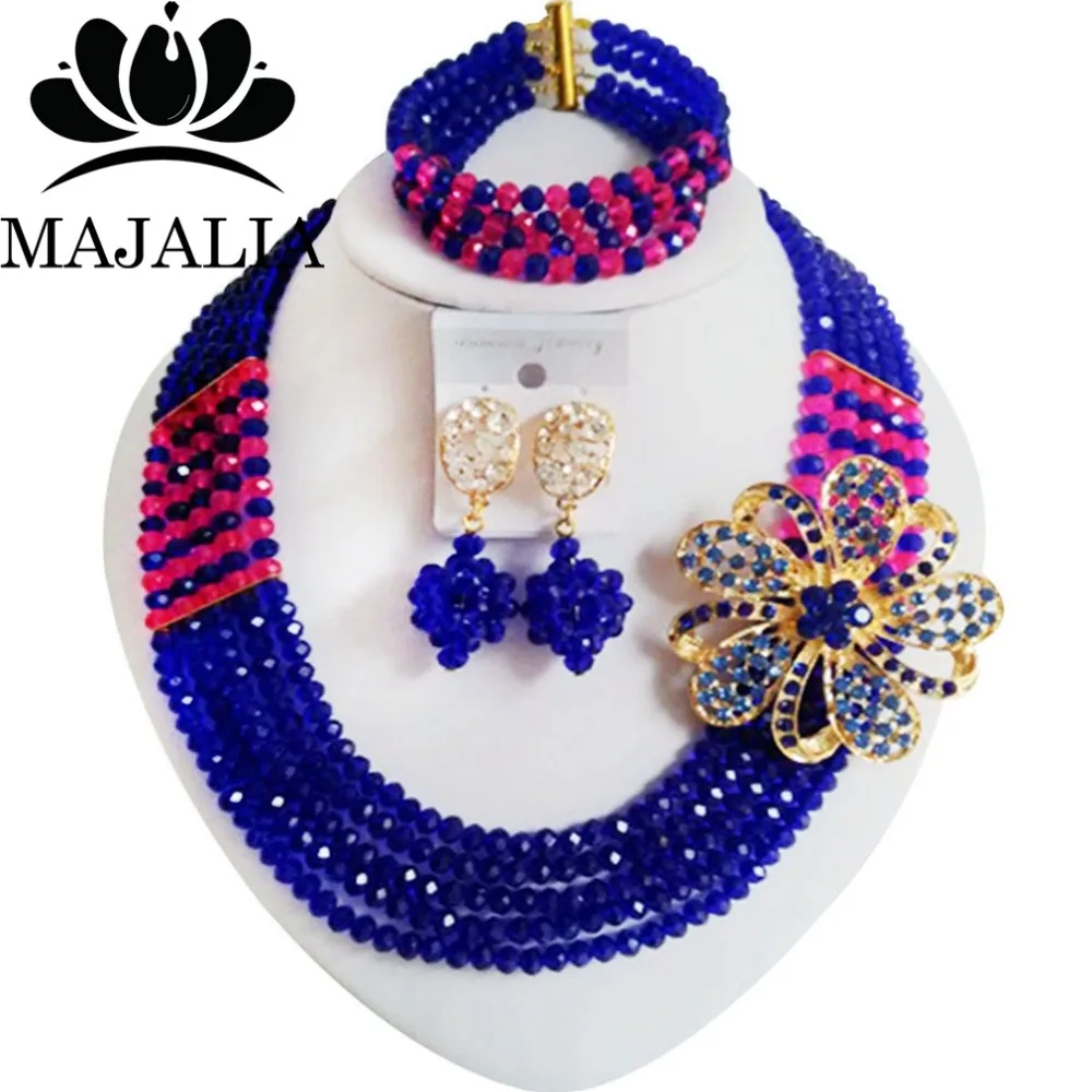 Ювелирный Комплект из колье и серёг в африканском стиле|african beads jewelry set|beaded setbridal