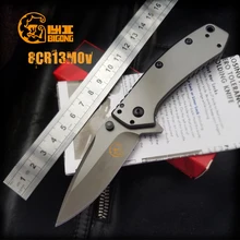 Bigong складной Ножи для шашлыков 8Cr13MoV Клинок Все стали Титан покрытие ручки Отдых Открытый выживания Ножи для шашлыков карман edctools