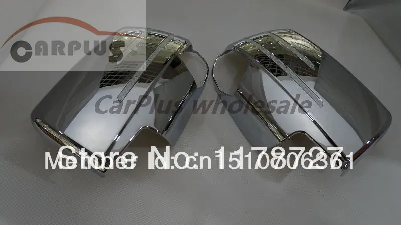 

free shiping abs Chrome mirror cover for ISUZU D-MAX 2012 2013 2014 chrome trim d-max accessory dmax accessory dmax chrome high