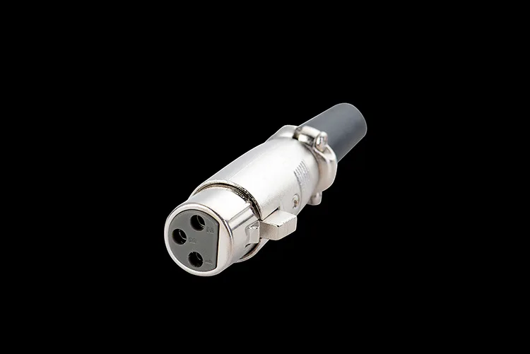 Японский стиль 3Pin XLR гнездо медный контактный микрофон консоль аудио разъем