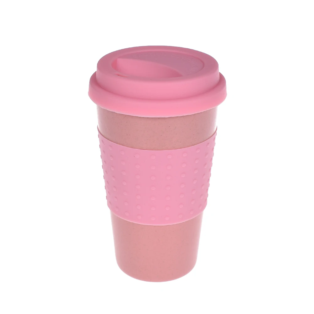 1 шт. зеленый синий розовый кухонная пшеничная соломенная кофейная чашка термос BottleMug стакан с крышкой экологичный Небьющийся