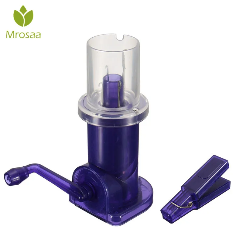 

Mrosaa DIY Handle Knitting Crochet Tools Easy Operated Sewing Knitting Tool Domestic Wool Weaver Machine Wool knitter Accessory