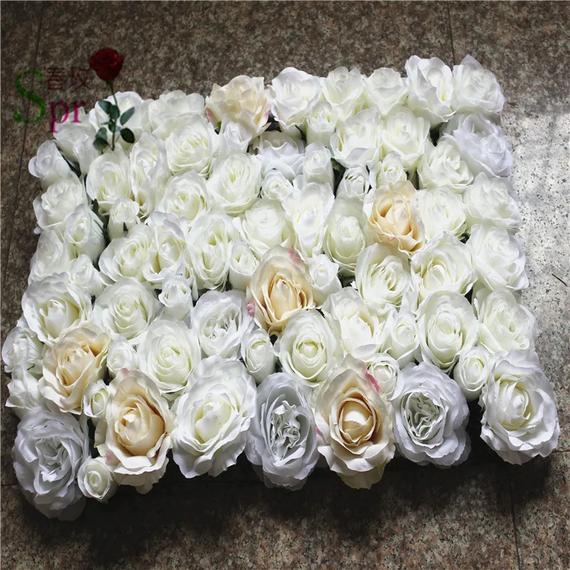 

SPR Free Shipping-10pcs/lot Artificial wedding rose flower wall background arrangement flowers road lead flowers decorations