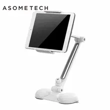 4-10” Universal Strong Sucker Mount Holder Bracket Support For Ipad 2 Air 1 2 Mini 1 4 Aluminum alloy 360 Rotation Tablet Stand