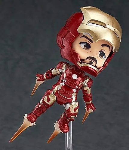 Железный человек Фигурки Nendoroid Ironman Mark 43 Альтрона 100 мм ПВХ Коллекционная модель игрушки Ironman супергероя