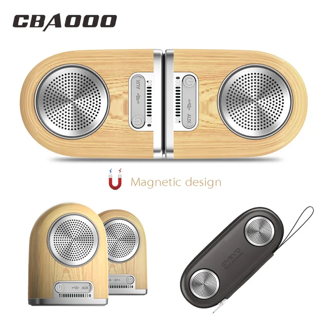 TWS Portable Bluetooth Speaker Column Subwoofer Driver Wireless Speaker with Good Bass for Outdoor Bicycle Sports