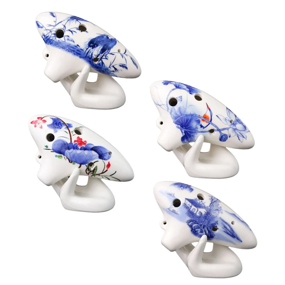 Ocarina 6 отверстий подводная лодка керамический музыкальный инструмент подарок