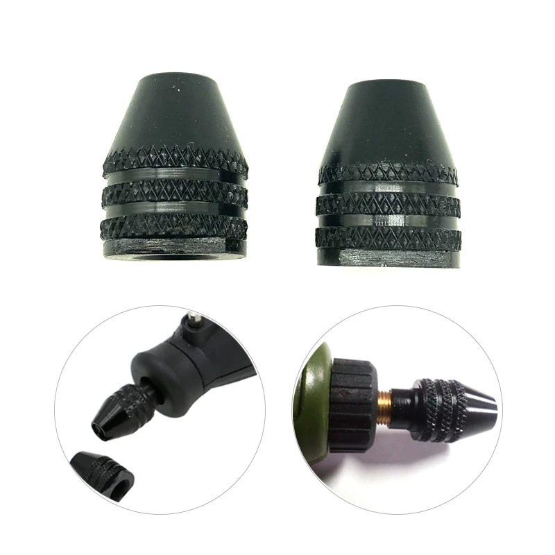 

4 types Multi Chuck Keyless For Dremel Rotary Tools 0.3-3.2mm Drill Bit Chucks Adapter Converter Universal Mini Chuck DT6