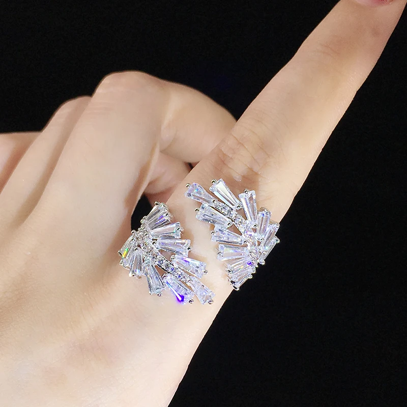 

Charms Two colors Olive Tree Branch Leaves Open Ring for Women Girl Wedding Rings Adjustable Knuckle Finger Jewelry XmaCFSRP225E