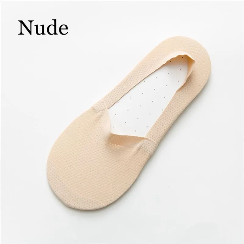nude 1 пара, модные однотонные женские летние короткие носки с кружевными цветами, дышащие эластичные удобные женские нескользящие невидимые короткие носки - Цвет: nude