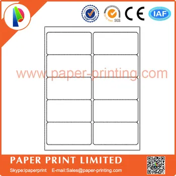 

400 sheets a4 blank matte white label for printer 50.8mmx101.6mm,only temp link.ask first