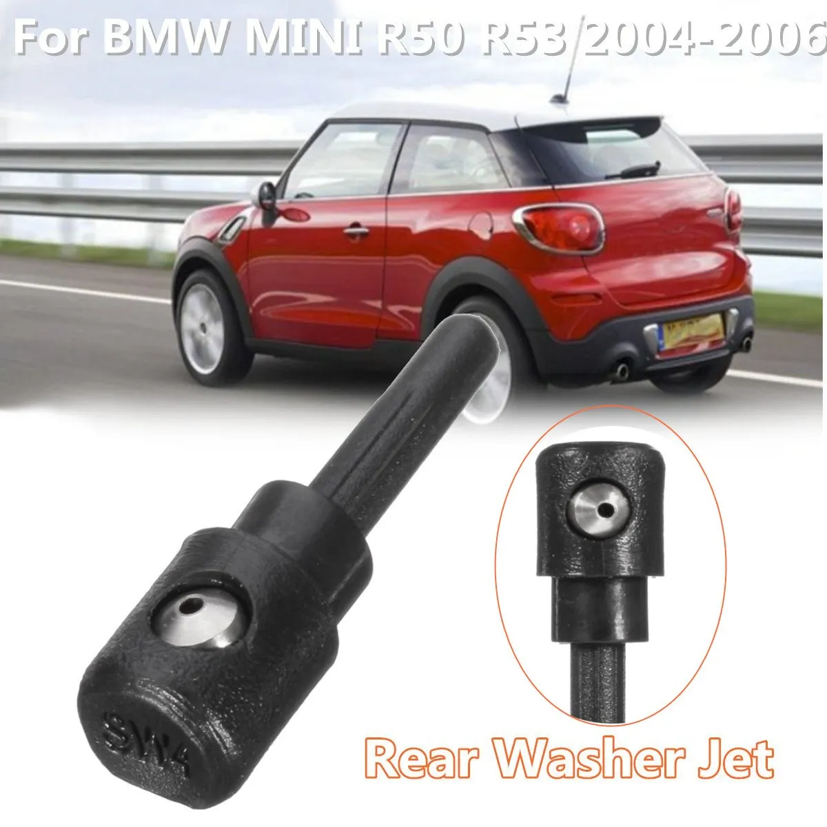 

Rear Window Wiper Warm Washer Jet Nozzle For BMW MINI R50 R53 2004-2006