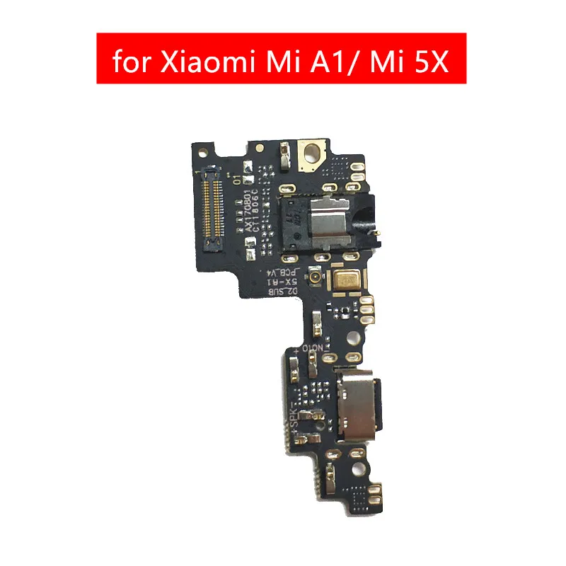 Для Xiaomi mi A1 USB порт зарядного устройства гибкий кабель зарядная док-станция коннектор; pcb; плата гибкий кабель+ разъем для наушников аудио mi 5X