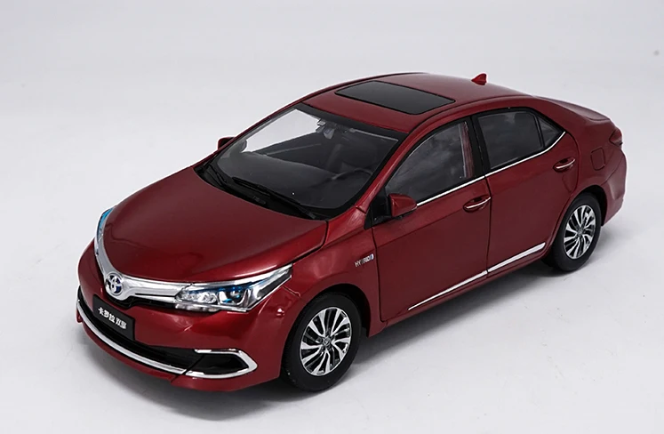 1:18 Toyota Corolla Hybrid Premium литая под давлением Модель автомобиля игрушки для детей рождественские подарки коллекция оригинальная коробка