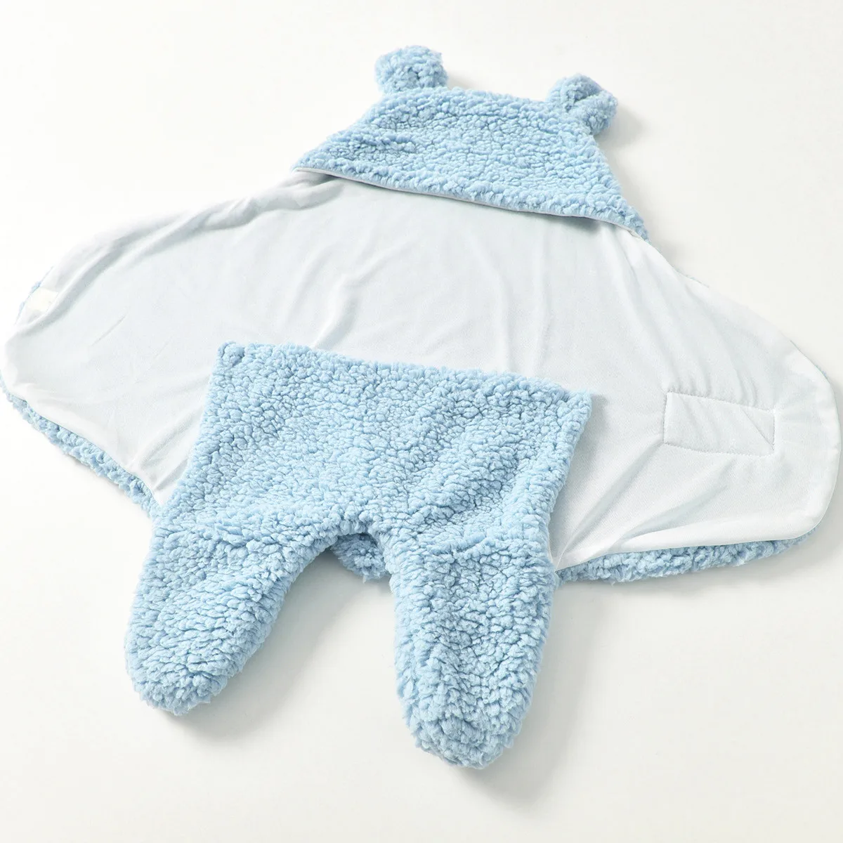 Милое Белое Хлопковое одеяло для новорожденных, для сна, для мальчиков и девочек, однотонное, мягкое, дышащее, Пеленальное Одеяло kocyk dla dziecka