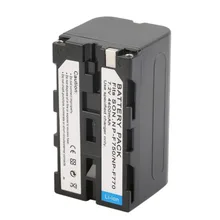 7.2 v 4400 mah remplacement li-ion batterie caméscope batterie pour sony np-f750/770/730 caméra