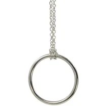 1 шт., стальное волшебное кольцо и цепь, крутой магический трюк, реквизит, металлическое кольцо с узлом на цепочке, игра, шоу, игра, подарок, детские игрушки для детей