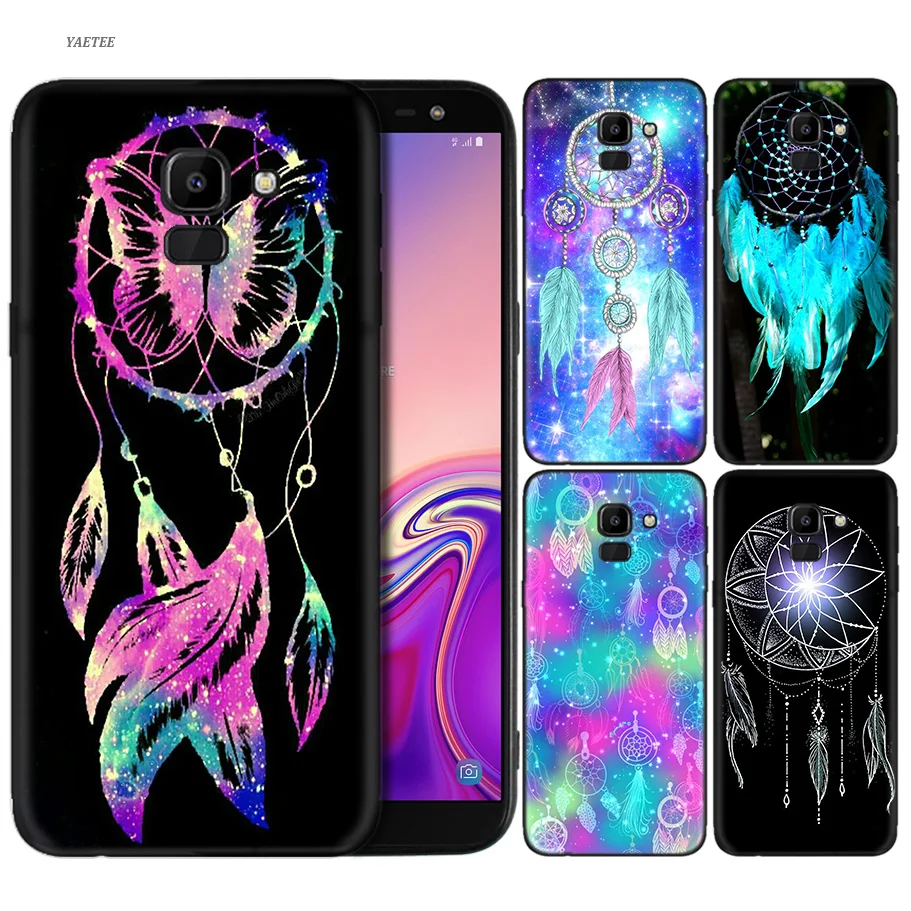 

Case for Samsung Galaxy M10 M20 S10 S10e S10 5G S9 S8 S7 S7 Edge Note 8 9 Plus Lite Dream Catcher Print Silicone Cover