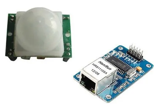Enc28j60 Module r&eacute;seau Ethernet LAN pour Arduino SPI AVR PIC LPC STM32 + infrarouge pyro&eacute;lectrique PIR Motion Sensor d&eacute;tecteur Module