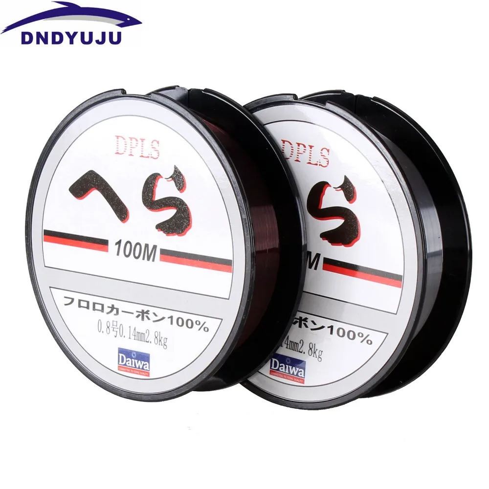DNDYUJU 1 قطعة 100 M خيط صنارة الصيد النايلون قوي النايلون خيط وصنارة أحاديان لصيد السمك خزان بركة تيار الصيد