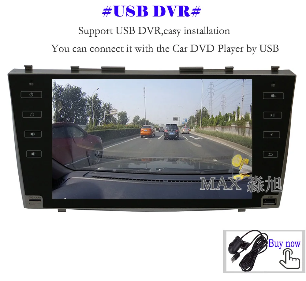 Excellent MAX Android 8.1.0 Car DVD Player for Toyota Camry 40 2006 2007 2008 2009 2010 2011 GPS Navigation System Car Radio 4G WiFi SWC 12