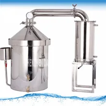 

Large Capacity Home Wine Distiller Brewing Device 32L Stainless Steel Alcohol Equipment Kit Ethanol Boiler Moonshine Distiller