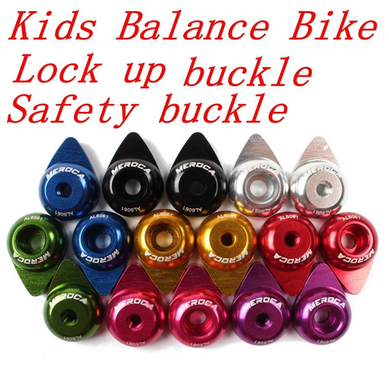 

Kids Balance Bike Safety buckle Antiskid button Front Fork Lock Deadlock 2PS