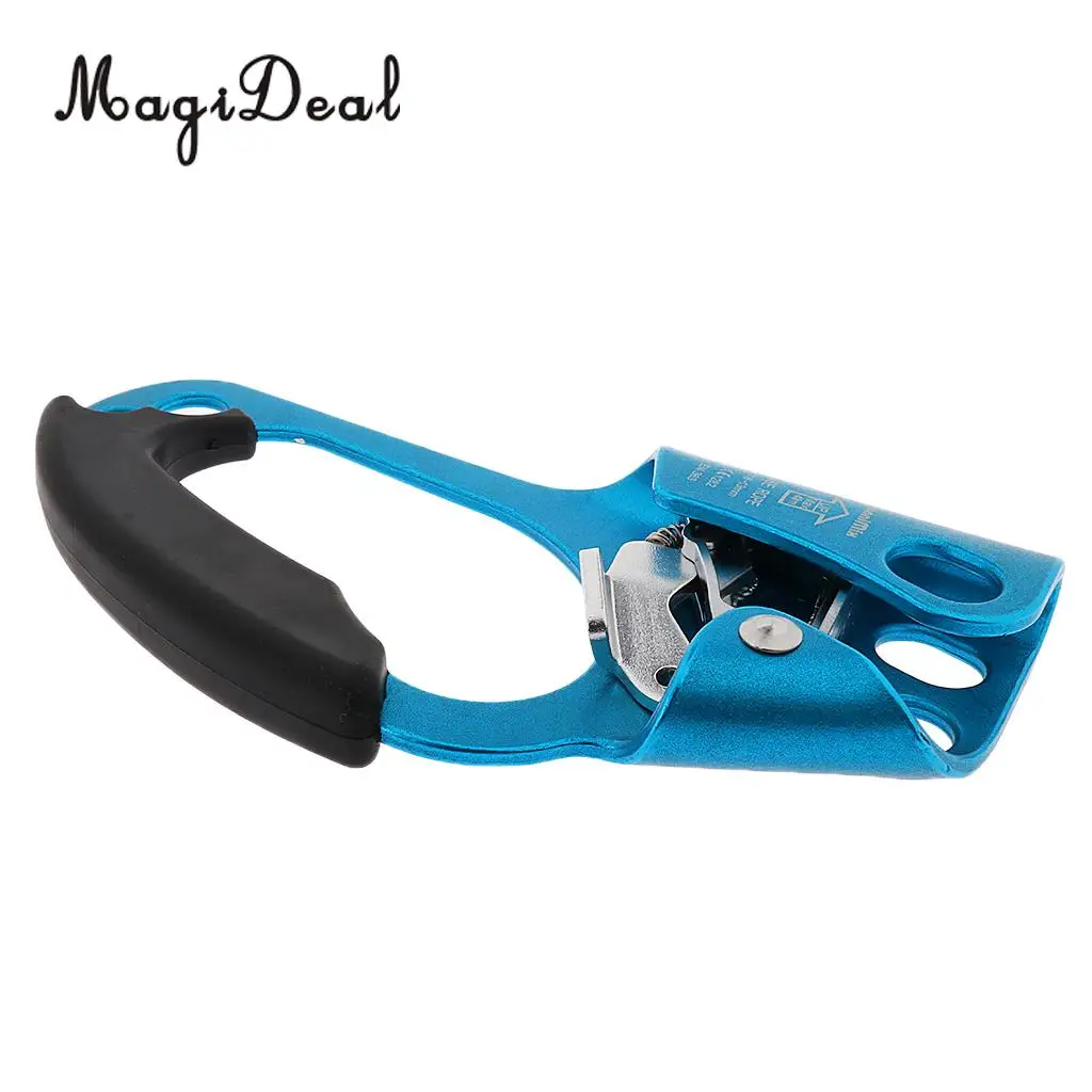 20x9cm 4KN Rescue Outdoor Climbing Gold Right Hand Ascender for 8-13mm Rope Caving Engineering Accessories