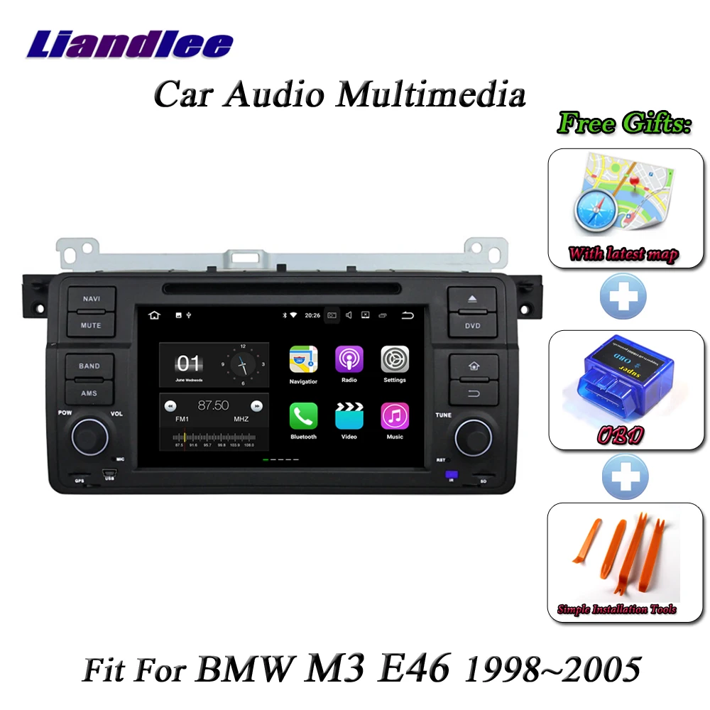 

Liandlee Car Android System For BMW M3 E46 1998~2005 Radio CD DVD Player GPS Navi MAP Navigation HD Wifi BT TV Screen Multimedia