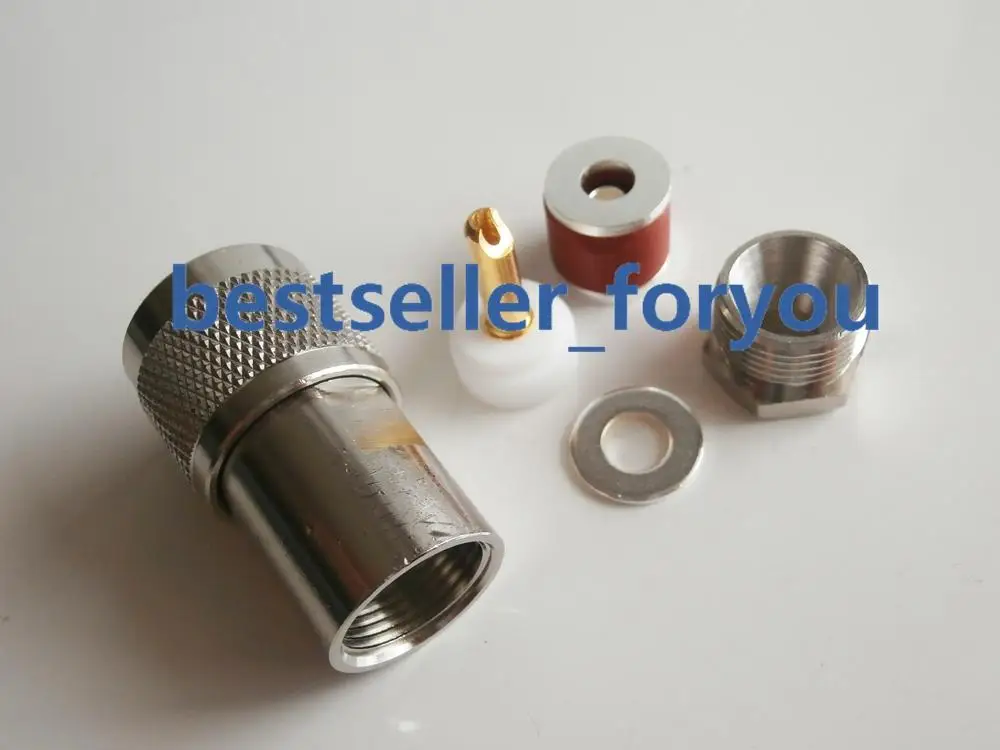 5X UHF зажим PL259 штекер для LMR195 RG58 RG400 RG142 кабельный коаксиальный разъем |