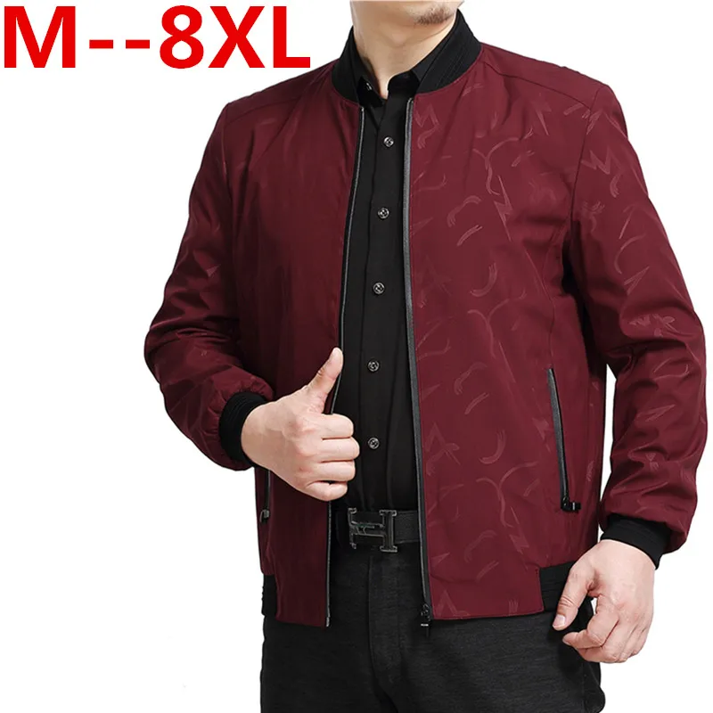

Plus size 10XL 8XL 6XL 5XL brand clothing 2018 NEW Spring Winter Windbreaker Men Coat bomber jacket cotton coats men Big large