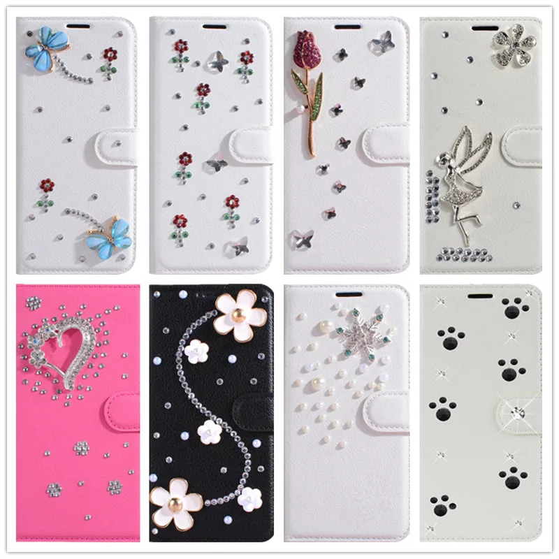 

For LG G7 Leather case bling flip wallet for LG G7 Fit G8 V50 Thinq V40 K40 K50 stylo 5 Q7 L-01L X Power 3 2 phone back cover